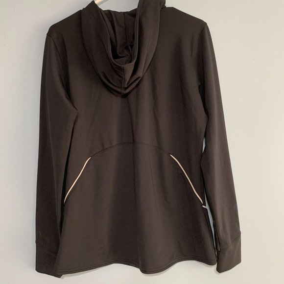 Nike Black Braves Dri-Fit Quarter Zip Hoodie M - Picture 2 of 6